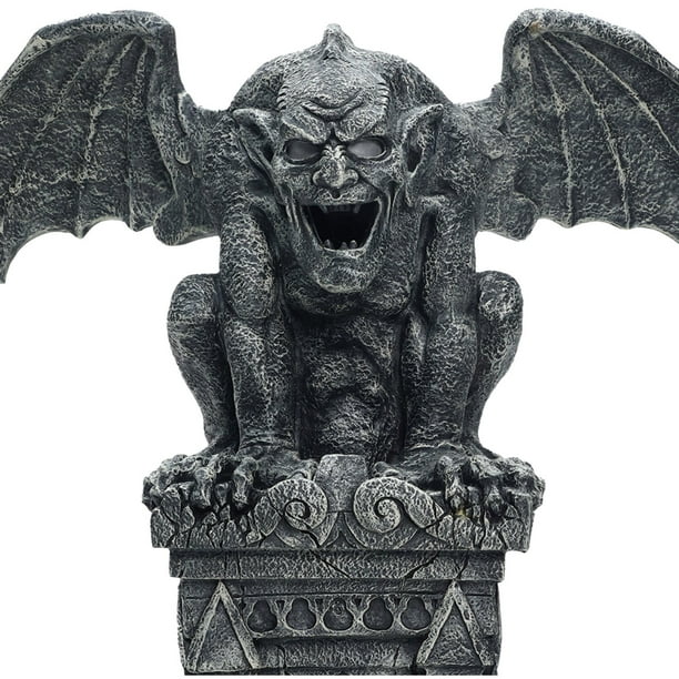 Haunted Hill Farm 3.2-Ft. Tall Motion-Activated Gargoyle