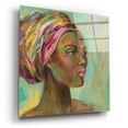 thumbnail image 2 of Epic Art 'African Woman I' by Silvia Vassileva, Acrylic Glass Wall Art, 36"x36", 2 of 10