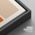 thumbnail image 4 of IDEA4WALL Framed Canvas Print Wall Art Set Mid-Century Bright Color Block Collage Abstract Shapes Minimalism Bohemian Decorative for Living Room, Bedroom, Office - 24"x36"x3 Black, 4 of 5