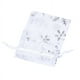 thumbnail image 3 of 400 PCS Organza Bolsas de Regalo de Boda Bolsas con Cordón de Joyería Bolsas Copos de Nieve Blancos Plateados Impresos Bolsos de Fiesta Transparentes, 3 of 5