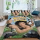 thumbnail image 2 of George de la Selva Conjunto de sábanas temático, trío de piezas, cómodo y amigable con la piel, diseño único, regalo de decoración para el hogar para familiares, amigos y fans,173cm *218cm, 2 of 6