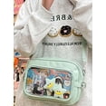 thumbnail image 6 of SPEKSEE Small Ita Bag Waterproof Women's Shoulder Bag Transparent Badge Display Bag, 6 of 9