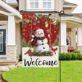 thumbnail image 6 of Christmas Flag with eyelets - Christmas Banner Santa Claus - Vivid Digital Print - 110Den Thick polyester,1pcs, 6 of 6