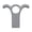 Grey, variant on Home Ventilation Skylights Opener Hook for Roof Window Access, 3 in 1 Lightweight Plastic Hook Head Tool with Center Hold