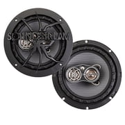 SoundStream PS.65 6.5" 300 Watts Max Power 4-Way Full Range Coaxial Car Audio Speakers