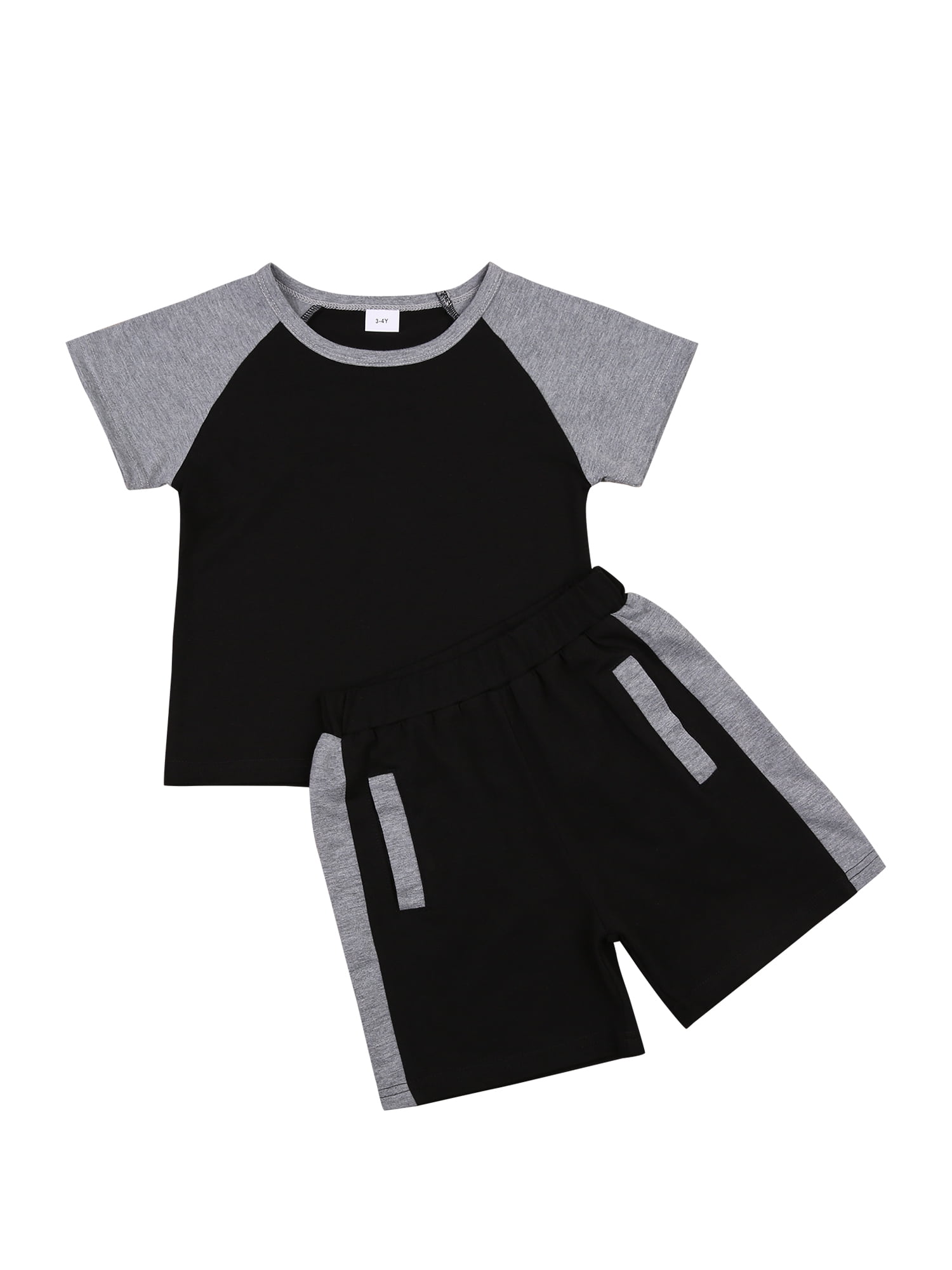 Details about   2PCS/Set Toddler Kids Baby Boys T-shirt Tops+Long Pants Tracksuit Clothes Casual 