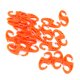 thumbnail image 5 of 20pcs Mosquetón DYNWAVEMX Al Para Acampar Colgando Hebillas Naranja, 5 of 7