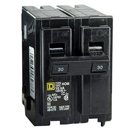 Square D HOM230 Circuit Breaker 1/pkg 30A 120/240V 2P 10kAIC