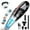 Black 6kpa, variant on Qunler Handheld Vacuum Cordless, 6KPA Powerful Multi Stage Suction  Portable Car Vacuum Cleaner, Quick Charge Handheld Vacuum with Washable HEPA Filter for Car