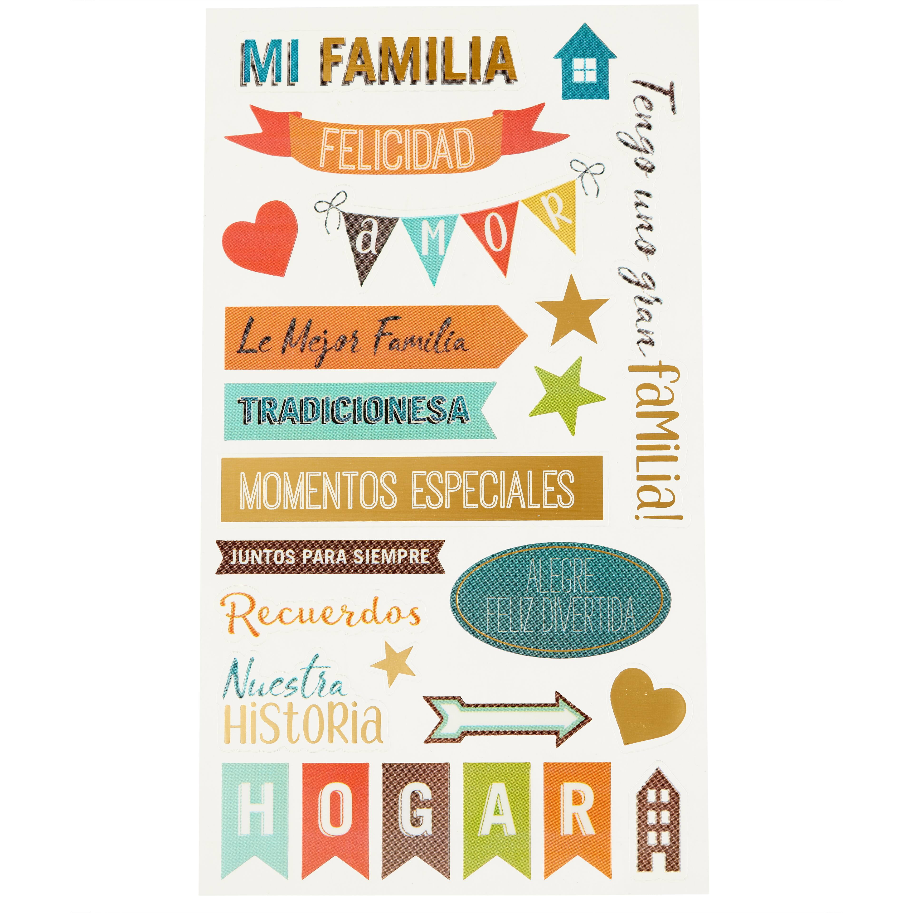 12 Pack: Mi Familia Stickers by Recollections™ - Walmart.com