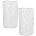 thumbnail image 4 of NICEXMAS 2Pcs Drawstring Filter Bag For Coffee Filtration Nut Milk Bags For Straining Reusable White Nylon, 4 of 8