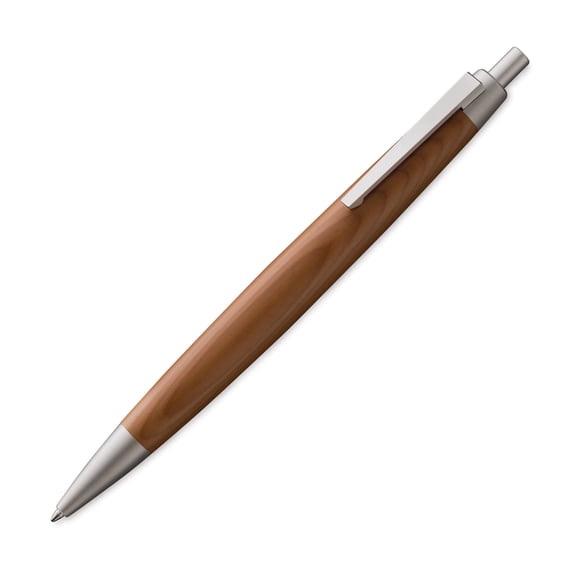 LAMY 2000 Wooden Body Medium Ballpoint Pen, Taxus, Brown