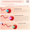 thumbnail image 2 of Juguete interactivo para gatos Yaruiguang Speedy Tail 2.0 con pelota, 2 of 8