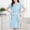 Light Blue, variant on Women's V-Neck Sleeveless Sleepwear Robes with Pockets Casual Drop Shoulder Belt Bathrobes Comfy Loose Loungewear,Khaki,Free Size