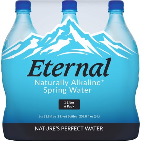 Eternal Water 6 x 1L (33.8 Oz) 6 Packs