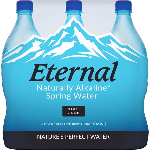 Eternal Water 6 x 1L (33.8 Oz) 6 Packs