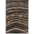thumbnail image 5 of Morocco 5' x 7' Damascus Tufted Shag Rug in Ivory and Black, 5 of 5