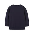 thumbnail image 2 of HILEELANG Little Boy Sweatshirts Christmas Blue Santa Claus Applique Crewneck Pullover Cotton Winter Top Shirts 7 Years, 2 of 3
