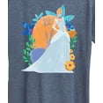 thumbnail image 3 of Disney Princess - Cinderella And Florals - Women's Short Sleeve Graphic T-Shirt, 3 of 5