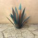thumbnail image 3 of DIY Iron Garden Tequila Agave Plant Statue Sculpture Ornament for Outdoor Garden Home Patio Backyard Art Decor 27cm Blue Brown, 3 of 5