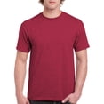 thumbnail image 1 of Gildan Men's Ultra Cotton Tee Extended Sizes, Antique Cherry Red, XX-Large, 1 of 1
