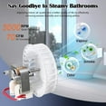 thumbnail image 6 of 87546000 B-Unit Bathroom Exhaust Fan Motor Replacement for Broan Nutone 769RFT, 769RFT B Unit, 769RF, V769RF, 763RL/769RL A Unit Ventilation Fan, 70 CFM Fan Motor with Blower Wheel, 6 of 7