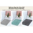 Accent Home Bathroom Rug Mat, Extra Soft Absorbent Premium Bath Rug