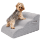 thumbnail image 1 of Escalera para Perro Poli Pets Gris de 3 Pasos Afelpada con Funda Removible y Agarradera, 1 of 8