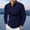 Navy, variant on GrmtClth Men Polo Shirts Casual Long Sleeve Polo Shirts Lightweigt Button Golf Shirts Basic Tops Black M