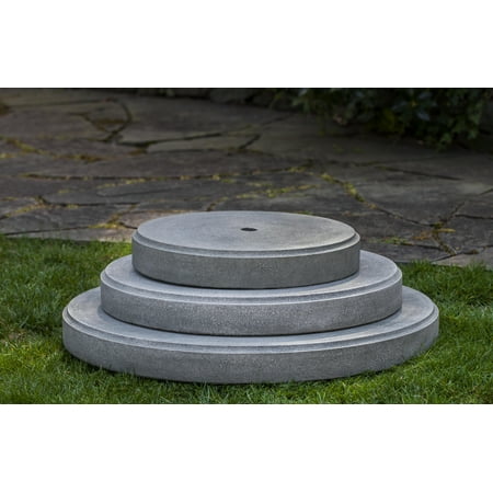 - Campania International Cast Stone Round Plinth 25 Pedestal