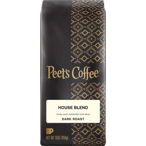 Peet's House Blend Dark Roast Coffee Whole Bean House Blend - Dark - 16 oz - 1 Each