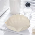 thumbnail image 4 of Yannianjz Soap Box, Elegant Plastic Soap Dish Holder, Bathroom Soap Storage Tray, Kitchen Sink Soap Dispenser Organizer, Countertop Soap Saver for Bathroom Vanity and Kitchen Sink, White Soap Box, 4 of 6