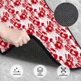 thumbnail image 3 of Balery Bloody Hand 2 Juego de 4 Alfombrillas para Auto, Revestimientos de Caucho Resistente, Diseño Antideslizante, 3 of 7