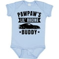 thumbnail image 3 of Inktastic Pawpaw's Lil' Racing Buddy with Car Silhouette Boys or Girls Baby Bodysuit, 3 of 5