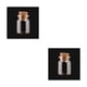 thumbnail image 2 of Cateissary Botellas de vidrio Regalos ligeros Corcho Mini Botella de deseos transparente Colgantes Viales Adornos Boda Vacaciones 22 * ​​30 * 22*30*12.5 2piezas, 2 of 6