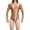 Coffee, variant on Men's Exotic Apparel Tight Bodysuit for Indoor Wear Full Body Stretchable with Comfort Fit and Sleek Solid Blue M