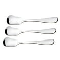 thumbnail image 3 of IDEANATEGRATE Stainless Steel Dessert Spoon for Home Use Silver Color 3 Pieces and 4.5 Inches, 3 of 8