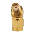 thumbnail image 4 of Conector SMA macho a hembra de 45°, banda de frecuencia amplia, conector macho a hembra estable para medidor de antena, 4 of 12