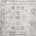 thumbnail image 4 of Unique Loom 3141289 6 x 6 ft. Casino Sofia Square Rug, Gray, 4 of 5