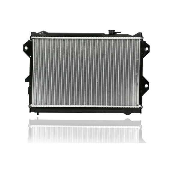 Radiator - Pacific Best Inc. Fit/For 1424 89-93 Mazda Pickup 4Cy - Plastic Tank, Aluminum Core