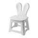 thumbnail image 2 of Taburete con escalón, silla plegable con respaldo, taburete plegable, taburete de baño para sala de estar, viajes, guardería, hogar, dormitorio Conejo, 2 of 9