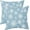 Light Blue White, variant on Light Blue White Winter Snowflakes Pillow Covers 20x20 Set of 2 Christmas Print Decorative Throw Pillows Outdoor Farmhouse Xmas Holiday Seasnoal Pillowcases Cushion Case Decor for Home Sofa Couch Bed