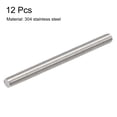 thumbnail image 2 of Uxcell M8 x 100mm 304 Stainless Steel Fully Threaded Rod Right Hand Threads 12 Pack, 2 of 4