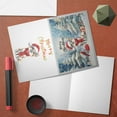 thumbnail image 4 of Merry Christmas Chihuahua Enjoys Woofmas Winter Xmas Holiday 7x5in Folded Greeting Card Dog Lover Gifts Idea Single Note Card with Envelope - 02022, 4 of 5