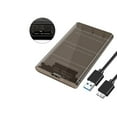 thumbnail image 3 of Inteprter Carcasa de disco duro profesional SATA a USB 3,0, carcasa de disco duro, carcasa externa móvil HDD/SSD con Cable, PC y portátil Estaciones de acoplamiento para portátiles Caja rojiza, 3 of 6
