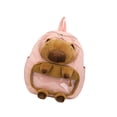 thumbnail image 4 of Mochila de carpincho moderna, práctica y ligera, con dibujos animados, ideal para viajes. Rosa, 4 of 9