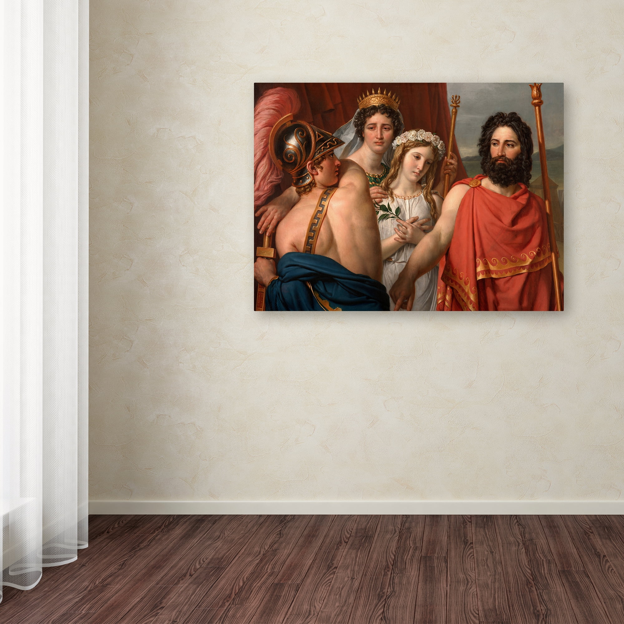 Trademark Fine Art 'The Anger Of Achilles' Canvas Art by David