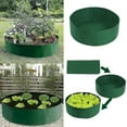 thumbnail image 1 of Round Planting Container Grow Bags Planter Pot Fabric Garden Raised Bed Home Decor Planting Package, 1 of 5