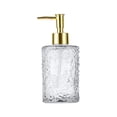 thumbnail image 3 of LEFXSMR Glass Soap Dispenser, Dish & Hand Soap Dispenser Bathroom, Liquid Storage Pump Bottle for Bathroom Kitchen, 12.8 Oz Clear, 3 of 7