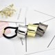 thumbnail image 5 of Qarigey Lazos para el cabello Alta elasticidad Estilo simple Ajustable Anillo de cola de caballo Oro 5Conjunto, 5 of 6